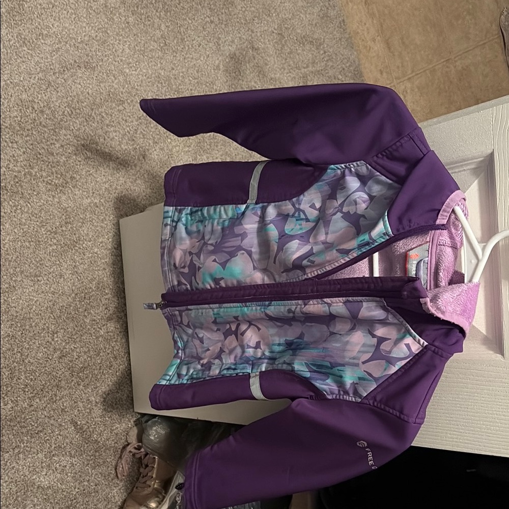 Free Country Purple and Patterned Jacket